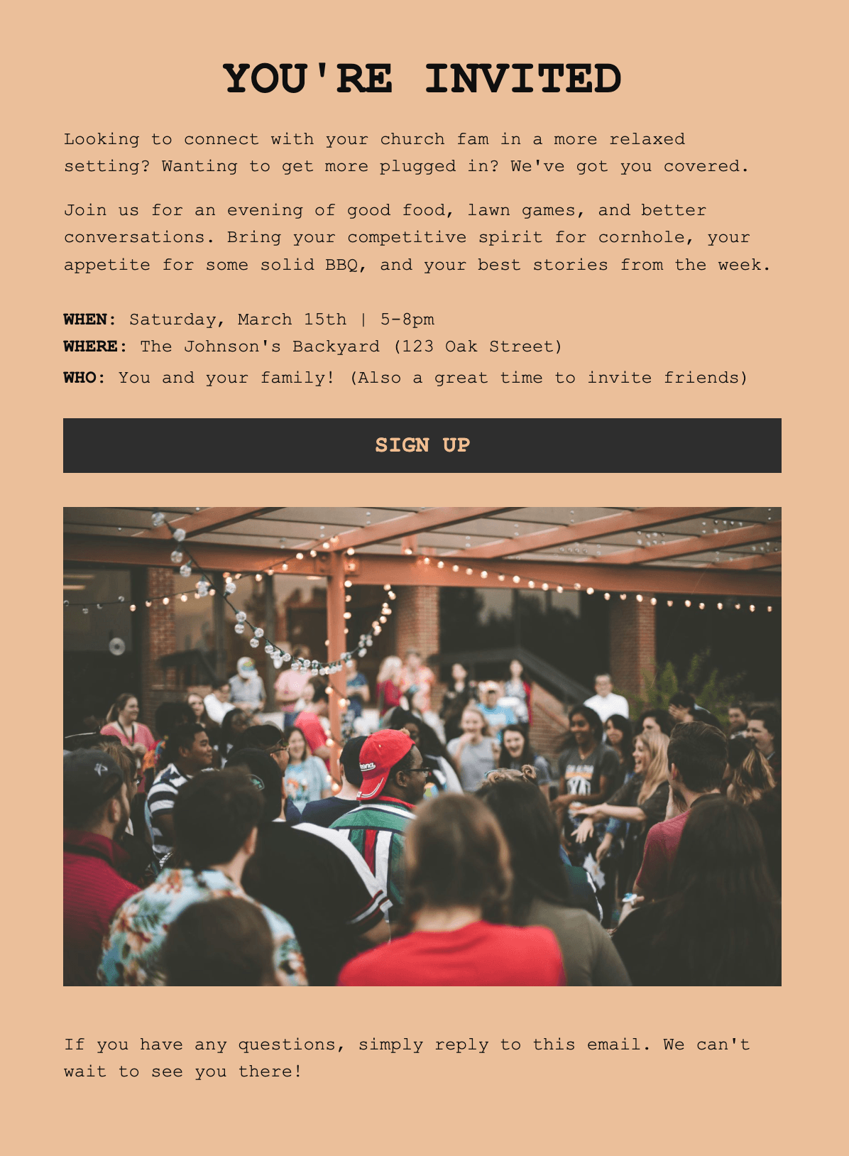 Retro Invite