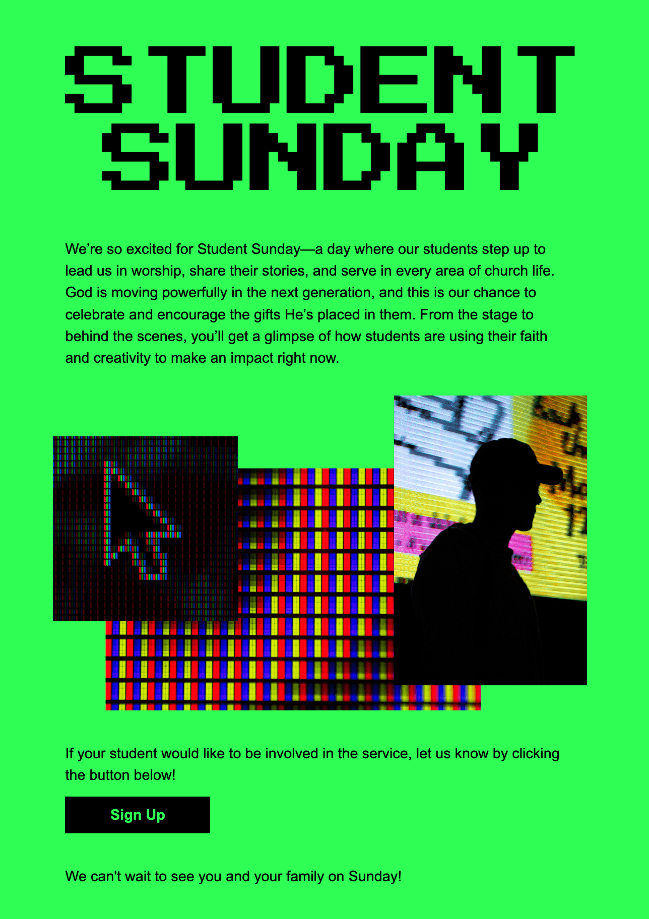 Student Sunday